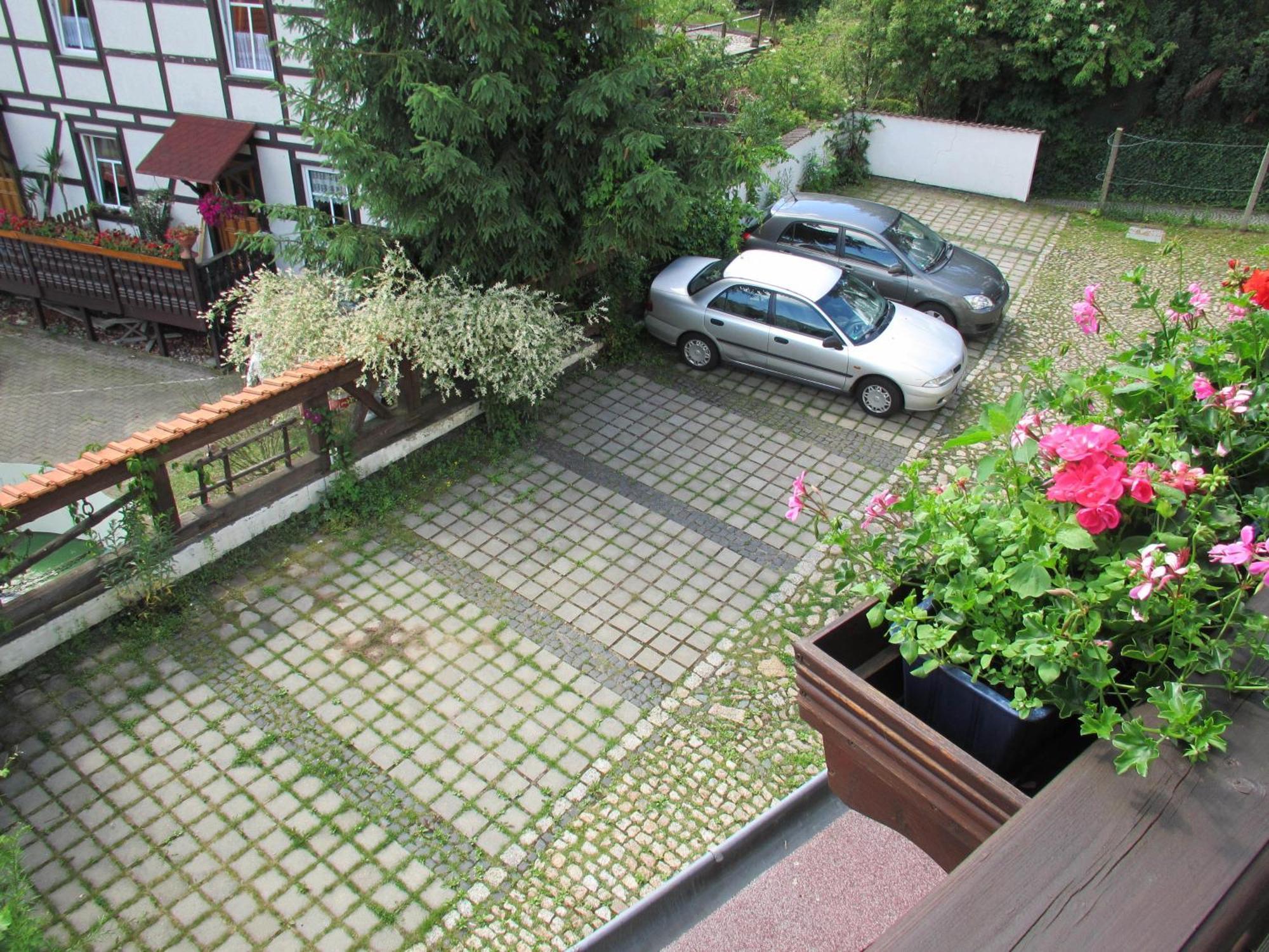 Hotel Pension Am Kurzentrum Bad Suderode Exterior foto